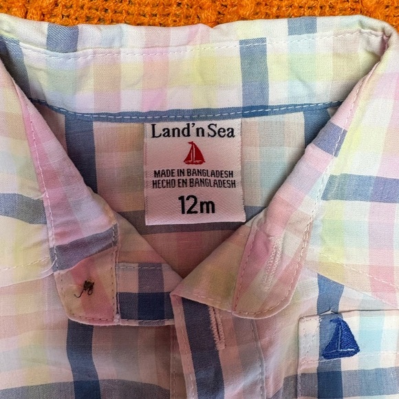 Bundle of 2 for little boy Lands' End Kids Plaid Camisole - Multicolor - Picture 4 of 7